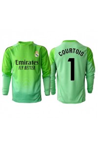 Fotbalové Dres Real Madrid Thibaut Courtois #1 Brankářské Venkovní Oblečení 2025-26 Dlouhý Rukáv